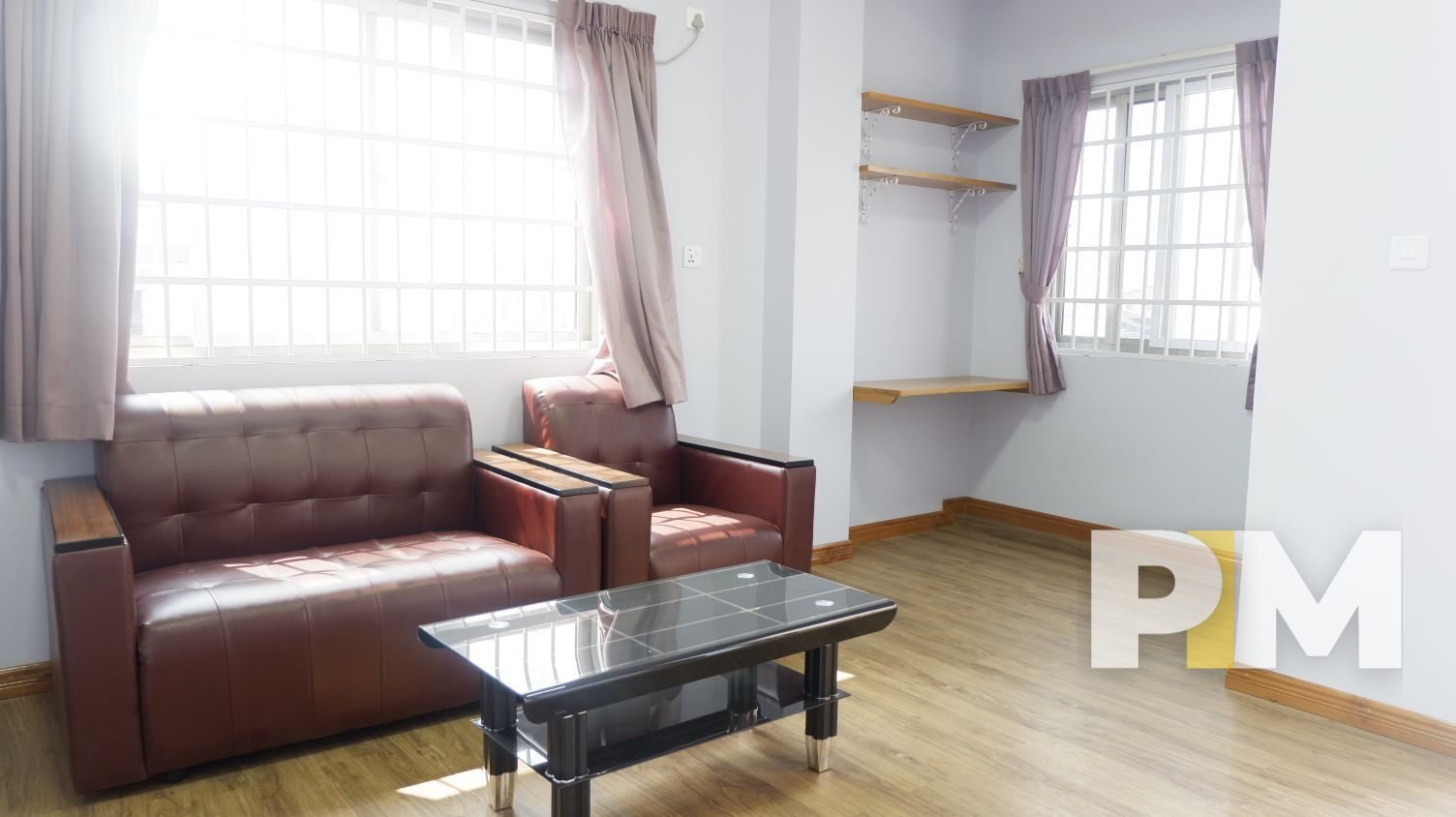sofa set and coffee table - yangon real estate