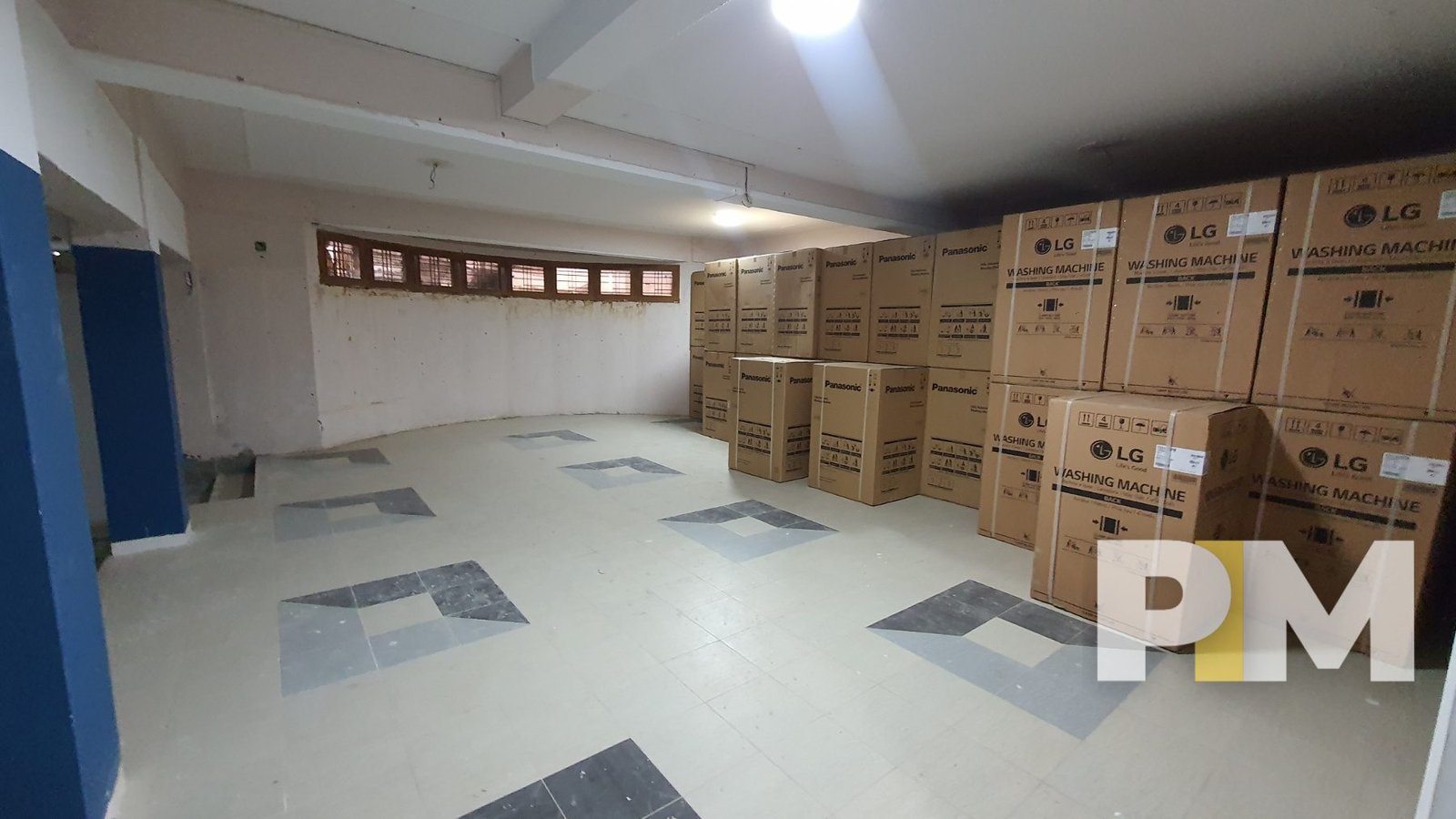 storage in basement - building for rent in yangon
