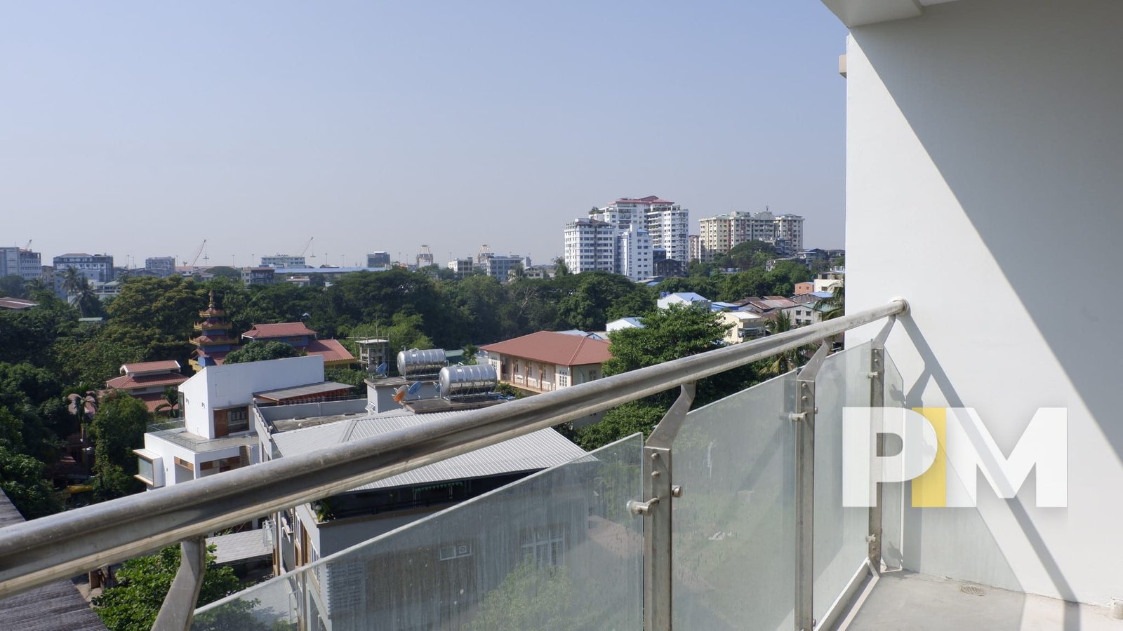 view from apartment for rent in myanmar
