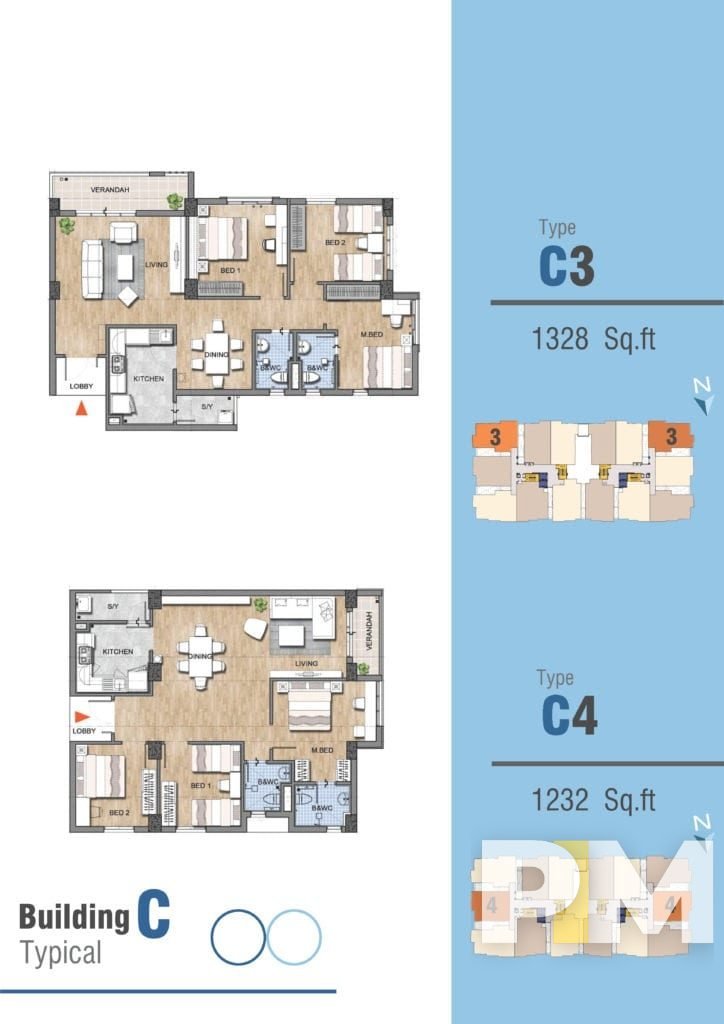 Complex 45 -Room Type C3 & C4