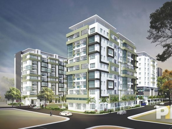 Complex 45 - Side view of complex