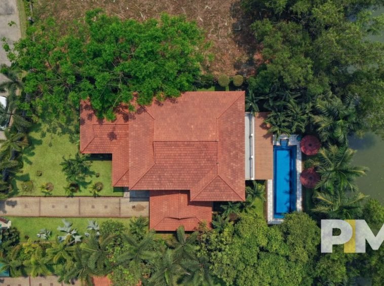 birds eye view of the property - yangon real estate