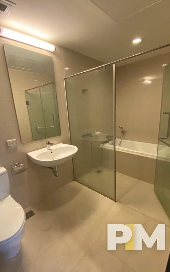 bathroom with bathtub - Yangon Real Estate