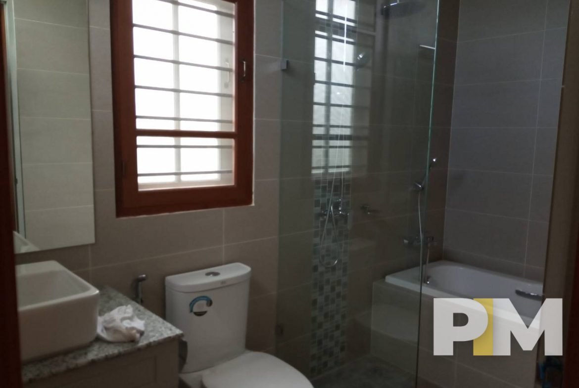 bathroom with bathtub - properties in Yangon
