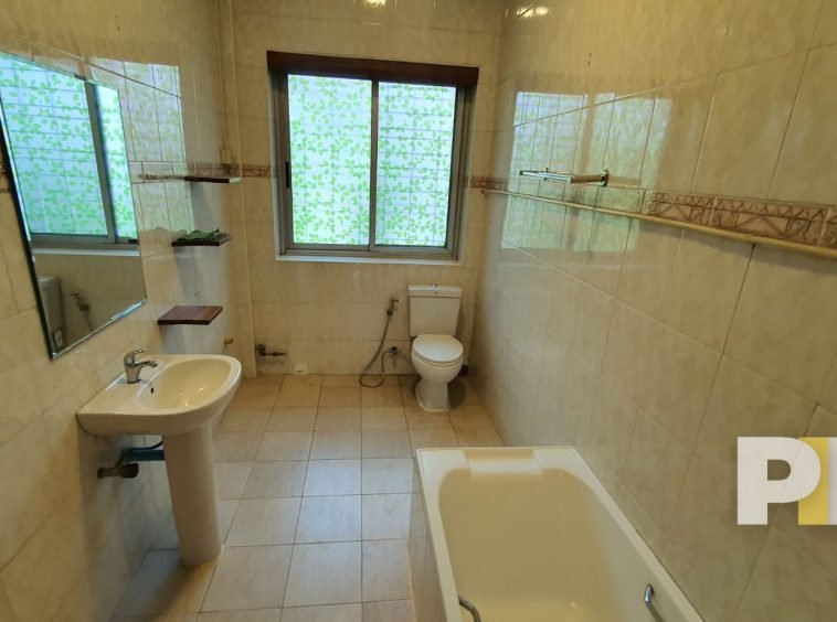 bathroom with bathtub - properties in Yangon