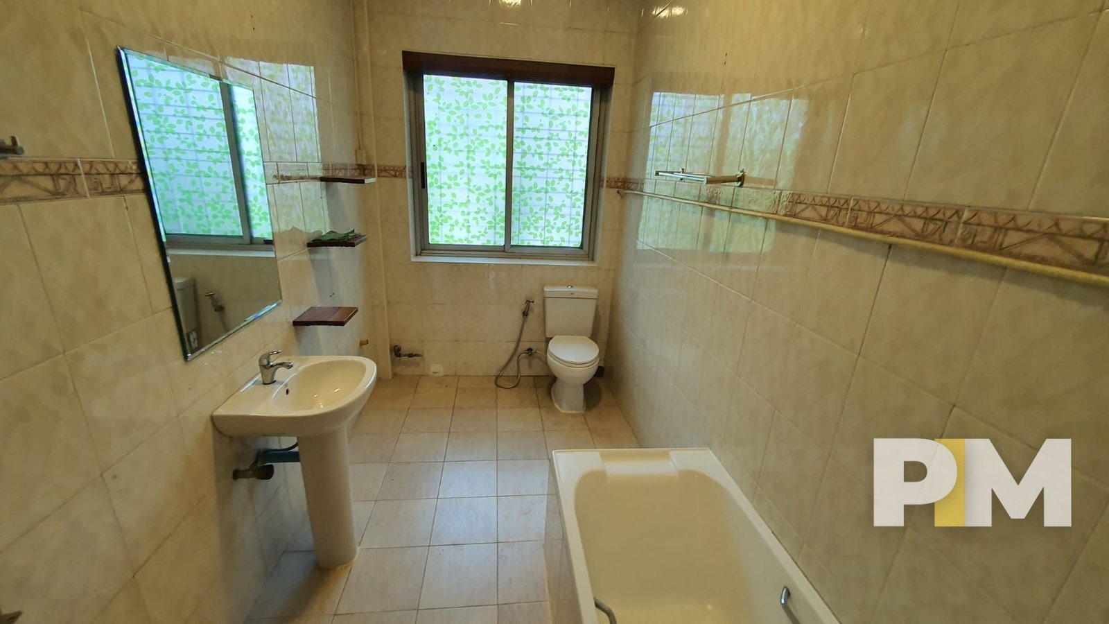 bathroom with bathtub - properties in Yangon