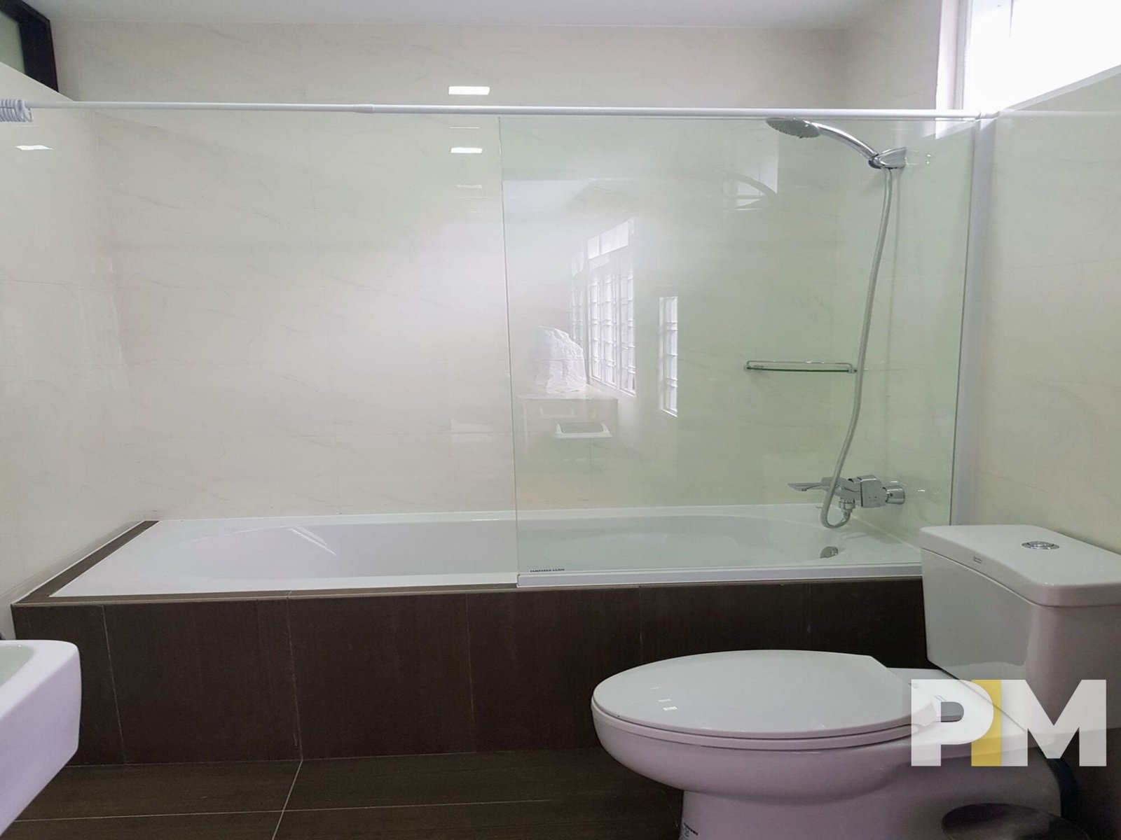 bathroom with bathtub - property in Yangon