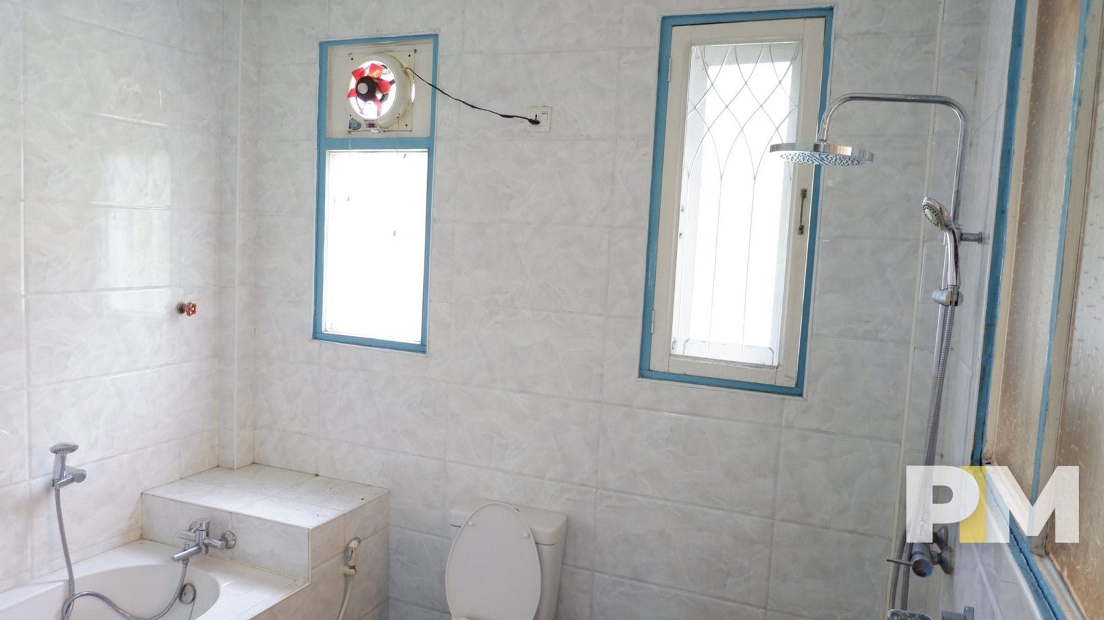 bathroom with shower tub - Real Estate in Yangon