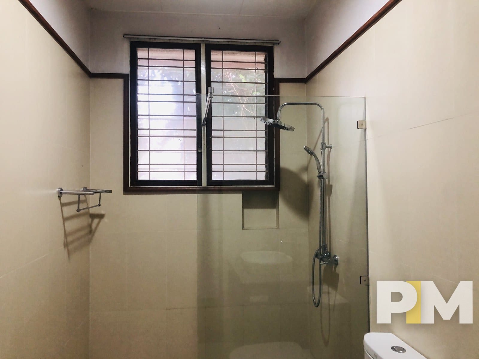 bathroom with shower - properties in Myanmar