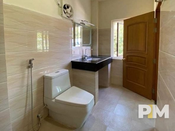bathroom with tub - property in Yangon
