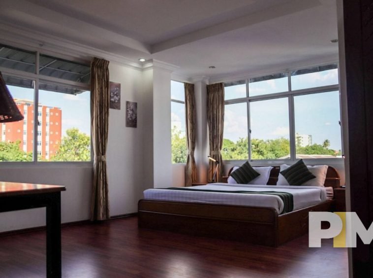 bedroom with bed and mattress - Yangon Real Estate