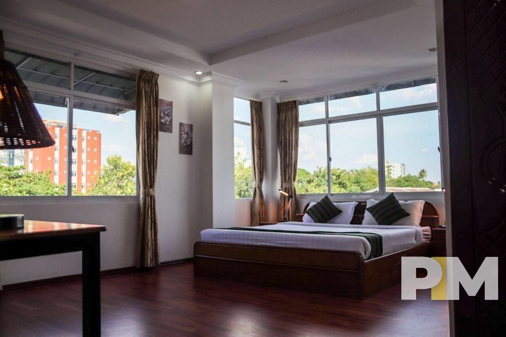 bedroom with bed and mattress - Yangon Real Estate