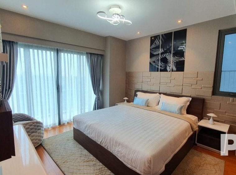 bedroom with bed and mattress - Yangon Real Estate