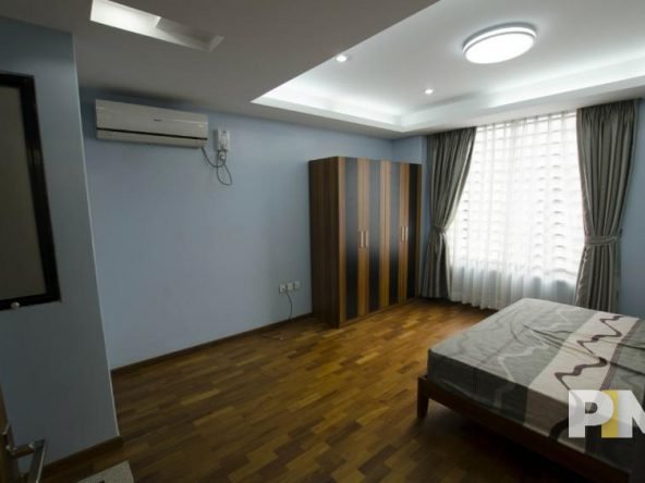 bedroom with bed and mattress - Yangon Real Estate