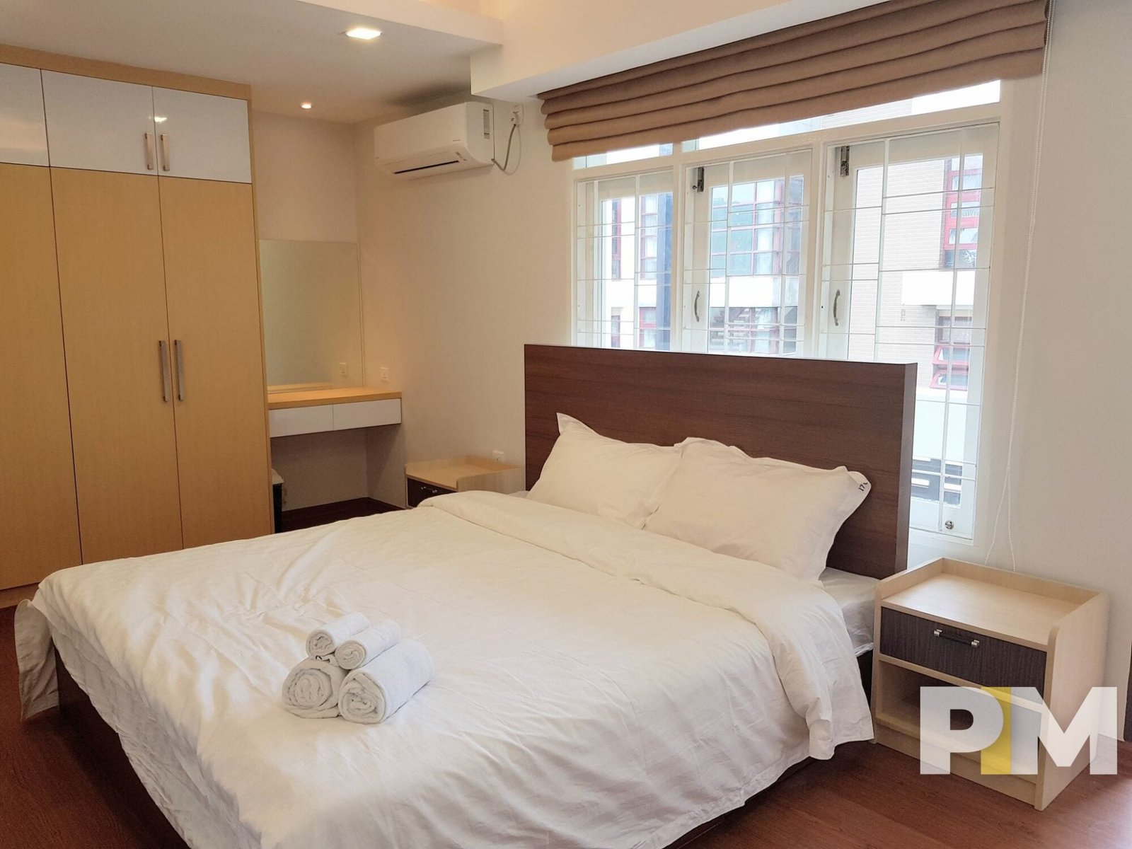 bedroom with bed and mattress - properties in Yangon