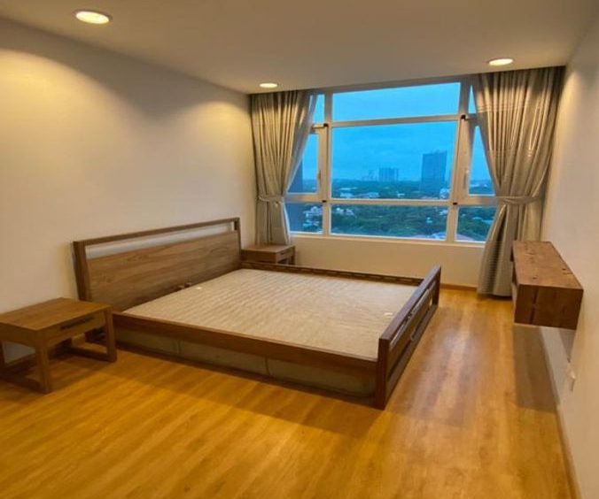 bedroom with bedside desk - Yangon Real Estate