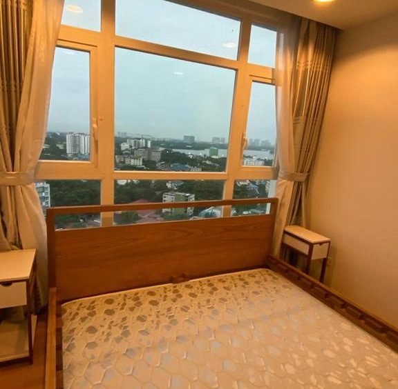 bedroom with bedside desk - properties in Yangon