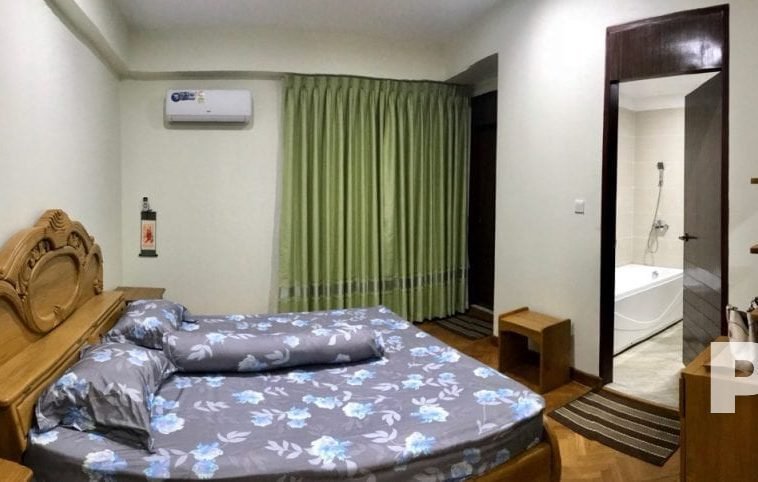 bedroom with ensuite - property in Yangon