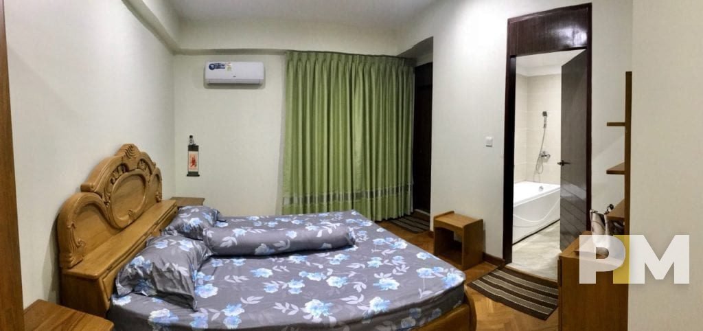 bedroom with ensuite - property in Yangon