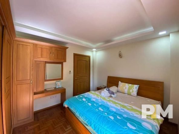 bedroom with wardrobe - Yangon Real Estate