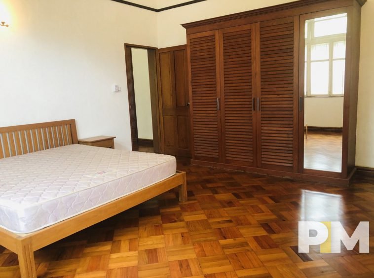 bedroom with wardrobe - Yangon Real Estate