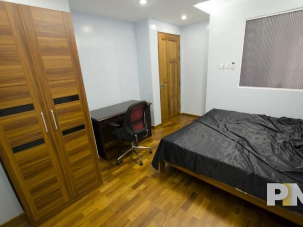 bedroom with wardrobe - properties in Yangon