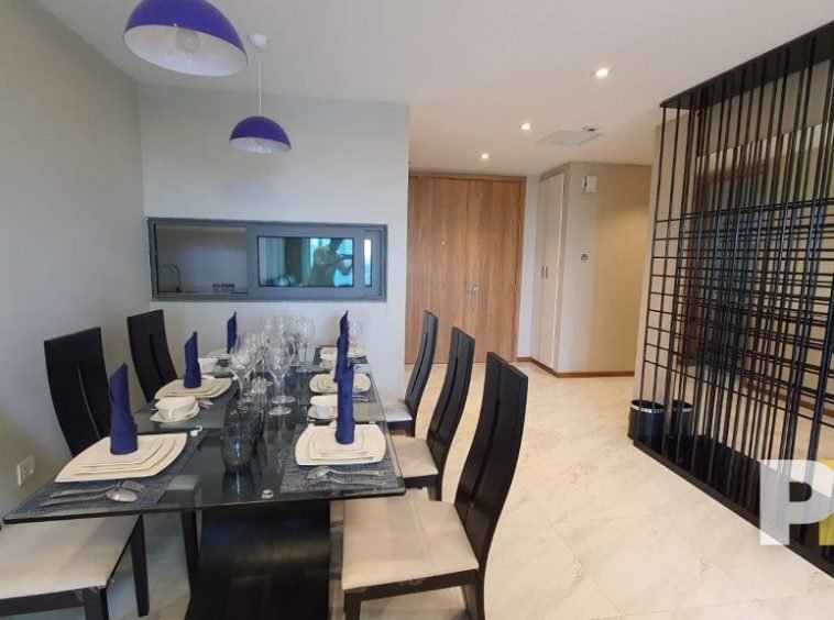 dining room with table and chairs - Yangon Real Estate