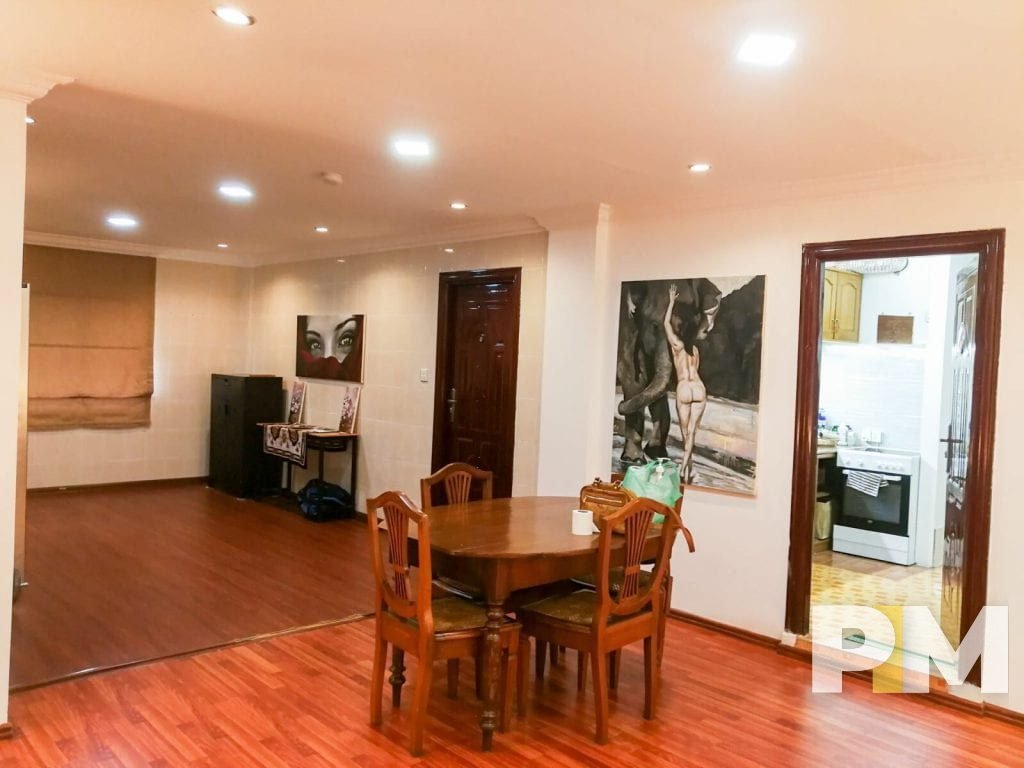 dining space with dining table and chairs - Yangon Real Estate