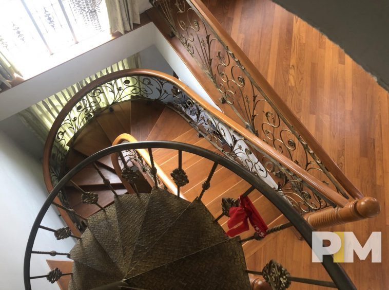 view of spiral staircase - property in Myanmar