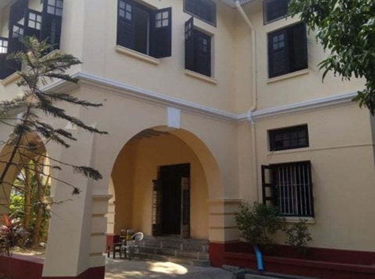 front view with car parking - Yangon Real Estate