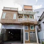 front view with car parking space - properties in Myanmar