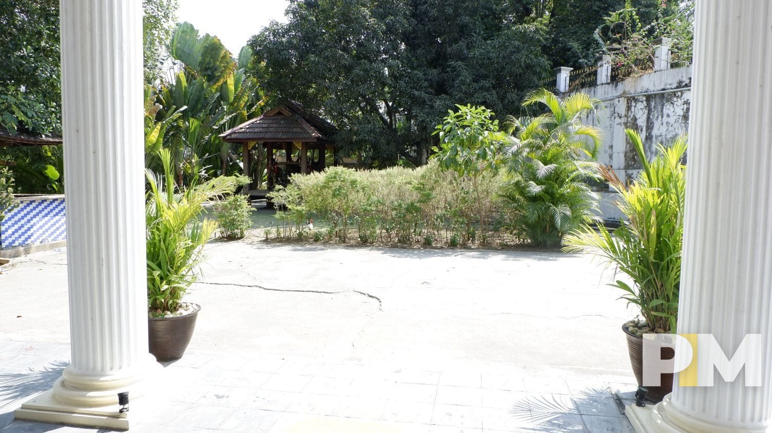 front yard - Yangon Real Estate