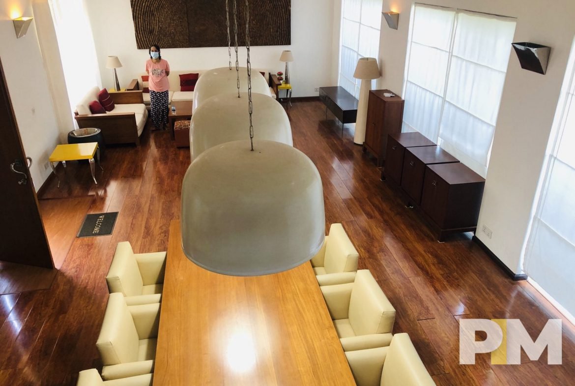 fully furnished living room - Real Estate in Myanmar