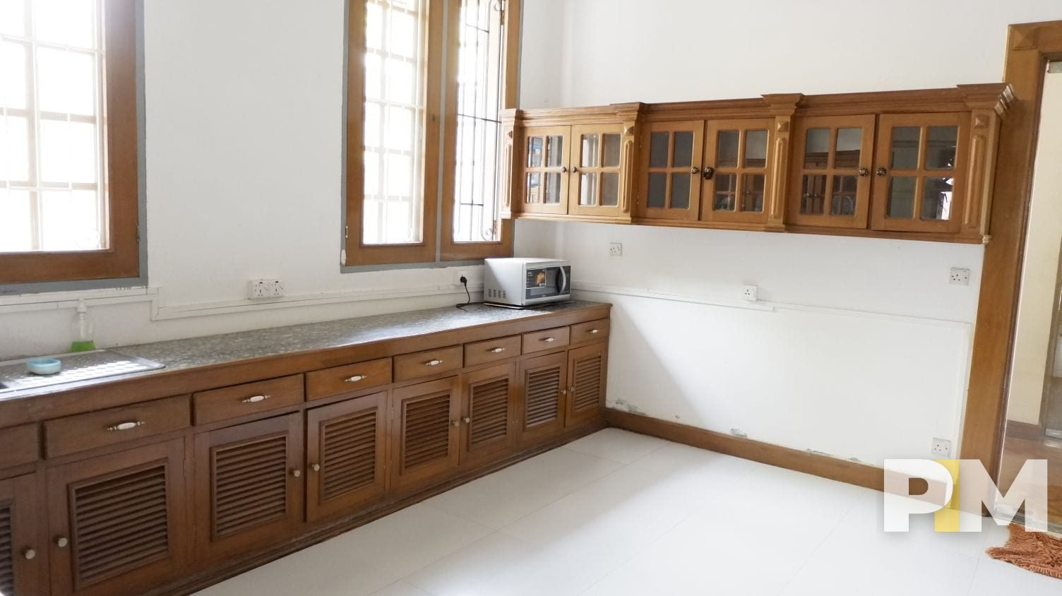 kitchen with cabinet - Yangon Real Estate