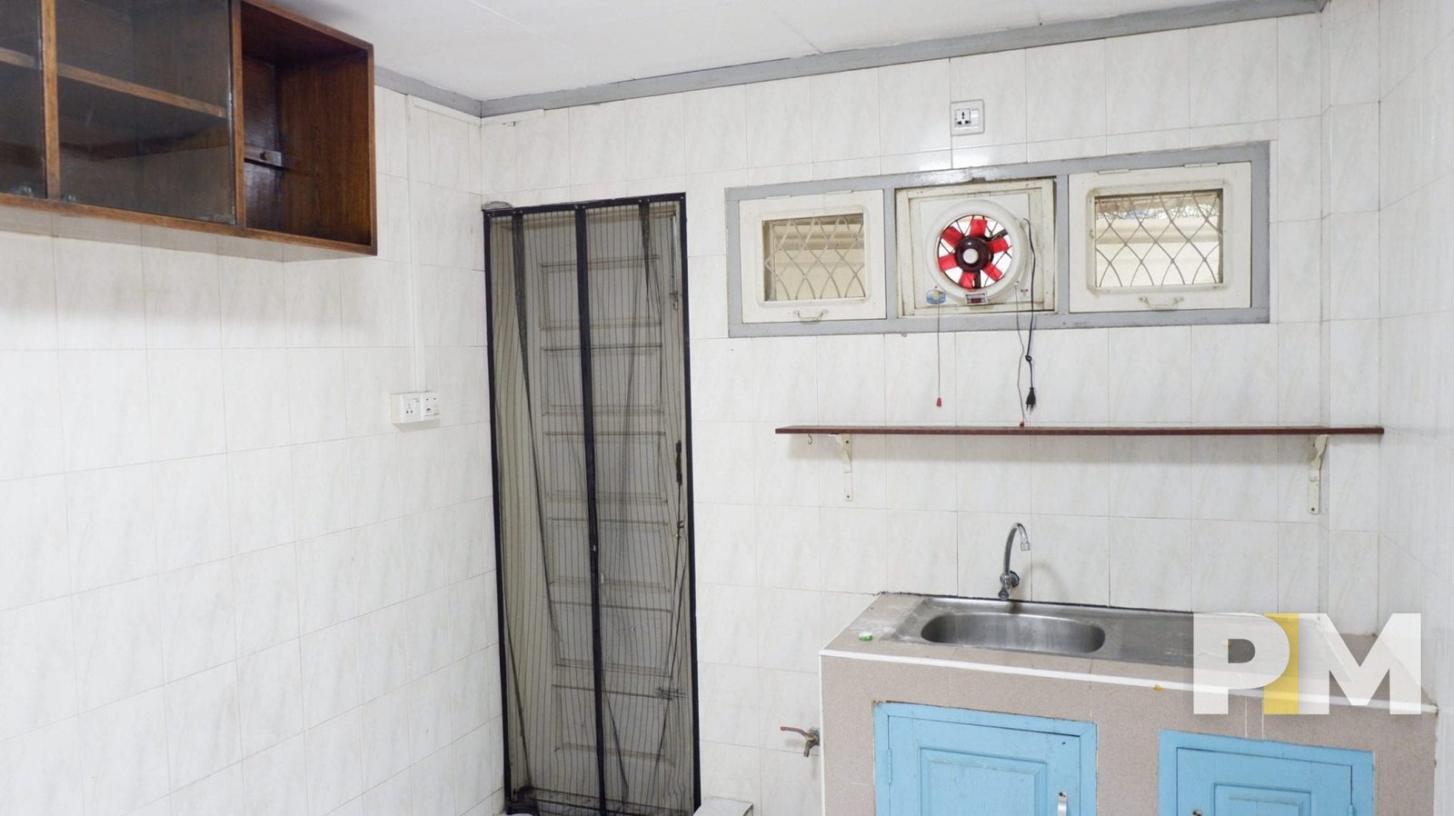 kitchen with cabinet - properties in Myanmar