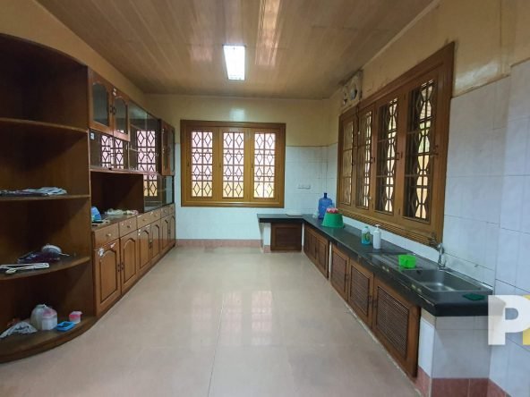 kitchen with cabinets - Myanmar Real Estate