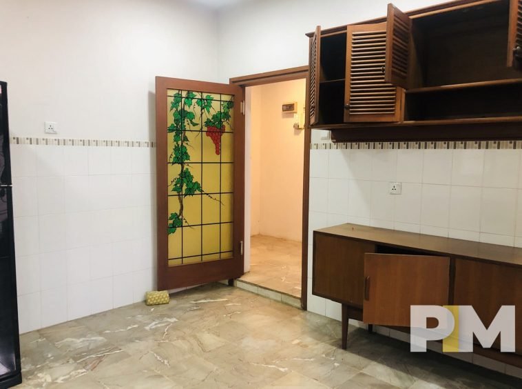 kitchen with cabinets - Real Estate in Myanmar