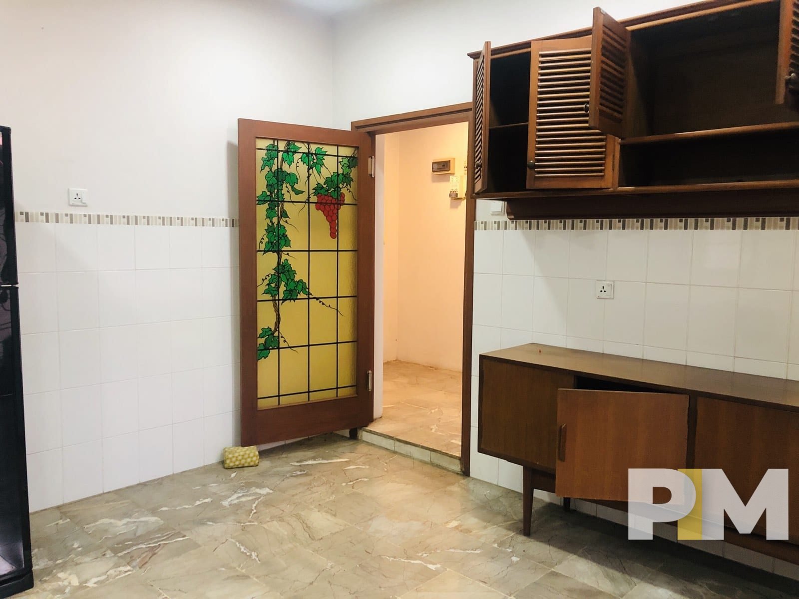 kitchen with cabinets - Real Estate in Myanmar