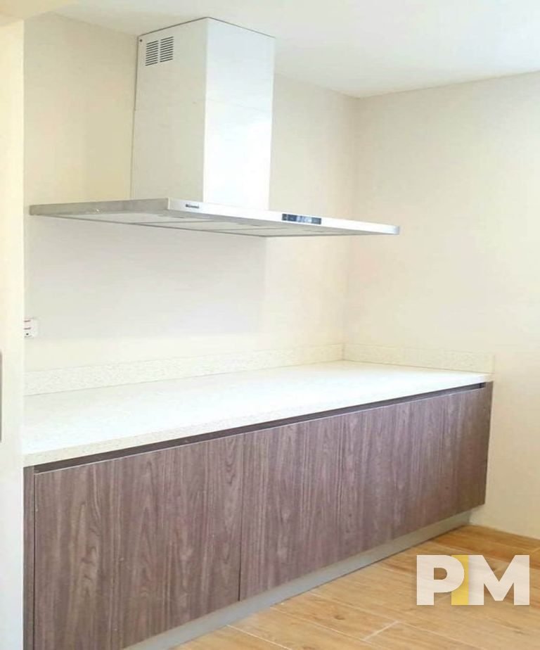 kitchen with cabinets - Yangon Real Estate