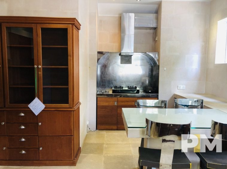 kitchen with dining room - Yangon Real Estate