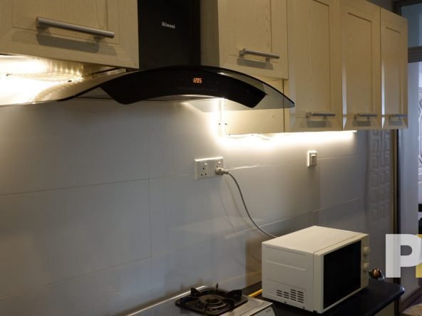 kitchen with microwave - properties in Yangon