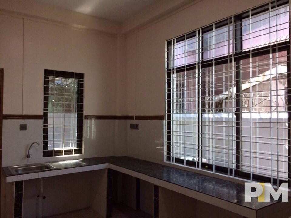 kitchen with sink - property in Yangon