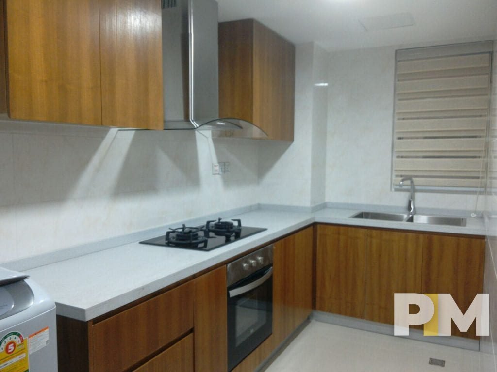 kitchen with stove - Yangon Real Estate