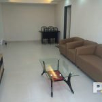 living room with TV - properties in Yangon