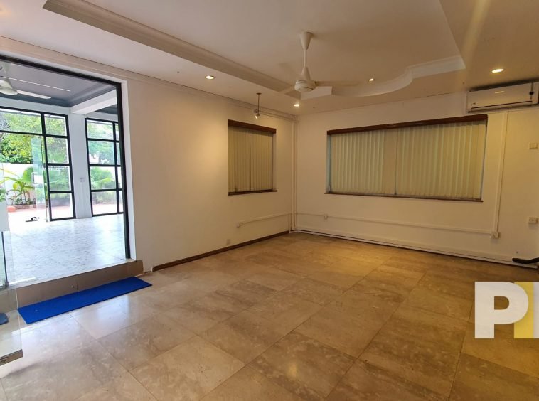 living room with air conditioning - Yangon Real Estate