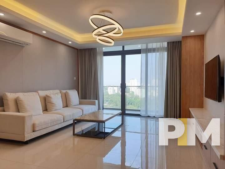 living room with sofa - Real Estate in Yangon