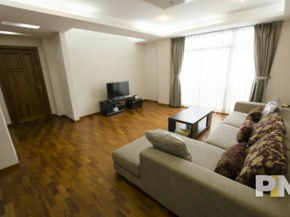 living room with sofa - Real Estate in Yangon