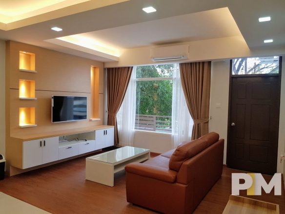 living room with sofa - Yangon Property for rent
