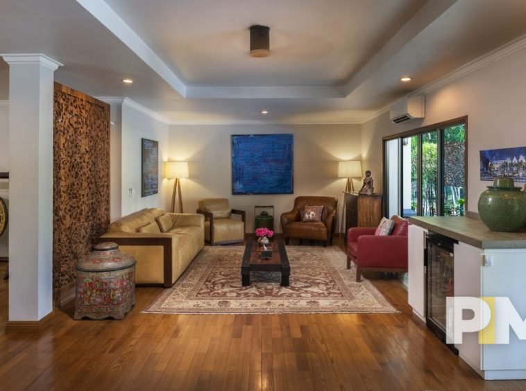 living room with sofa - properties in Myanmar