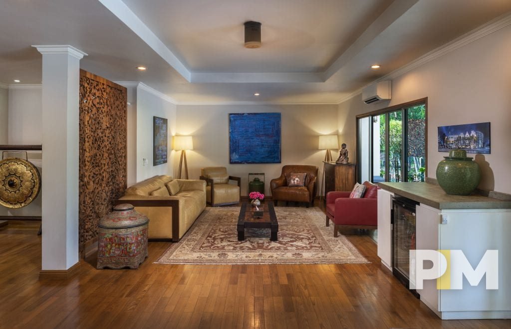 living room with sofa - properties in Myanmar